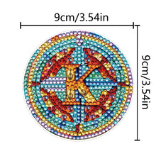 Load image into Gallery viewer, A-Z 26 Letters Double Sided Special Shape Diamond Painting Keychain Pendant (K)