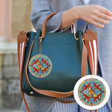 Load image into Gallery viewer, A-Z 26 Letters Double Sided Special Shape Diamond Painting Keychain Pendant (K)