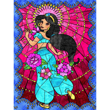 Load image into Gallery viewer, Diamond Painting - Full Round - princess jasmine (30*40CM)