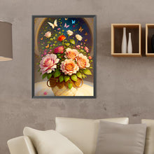 Load image into Gallery viewer, Diamond Painting - Full Round - bouquet in vase (30*40CM)