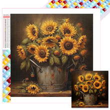 Load image into Gallery viewer, Diamond Painting - Full Square - sunflower (40*40CM)