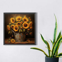 Load image into Gallery viewer, Diamond Painting - Full Square - sunflower (40*40CM)