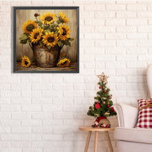 Load image into Gallery viewer, Diamond Painting - Full Square - sunflower (40*40CM)