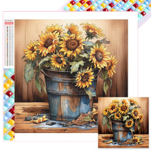 Load image into Gallery viewer, Diamond Painting - Full Square - sunflower (40*40CM)