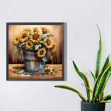 Load image into Gallery viewer, Diamond Painting - Full Square - sunflower (40*40CM)