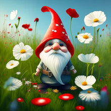 Load image into Gallery viewer, Diamond Painting - Full Round - christmas gnome (30*30CM)