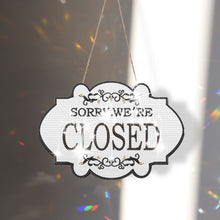 Load image into Gallery viewer, Wooden Shop Sign Open Closed 5D DIY Diamond Painting Dots Pendant for Wall Decor