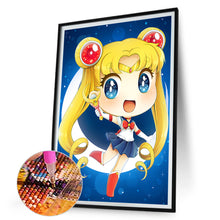 Load image into Gallery viewer, Diamond Painting - Full Round - Sailor Moon Q version (30*45CM)