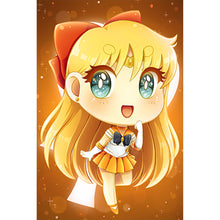 Load image into Gallery viewer, Diamond Painting - Full Round - Sailor Moon Q version (30*45CM)