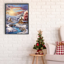 Load image into Gallery viewer, Diamond Painting - Full Round - winter exterior (30*40CM)
