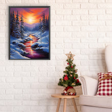 Load image into Gallery viewer, Diamond Painting - Full Round - winter exterior (30*40CM)
