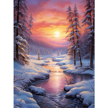 Load image into Gallery viewer, Diamond Painting - Full Round - winter exterior (30*40CM)