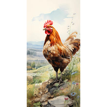 Load image into Gallery viewer, Diamond Painting - Full Round - Pastoral animal rooster (40*80CM)