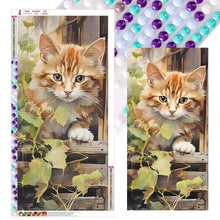 Load image into Gallery viewer, Diamond Painting - Full Round - Pastoral animal kitten (40*80CM)