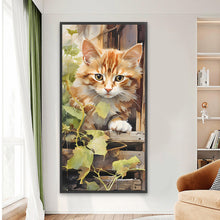 Load image into Gallery viewer, Diamond Painting - Full Round - Pastoral animal kitten (40*80CM)