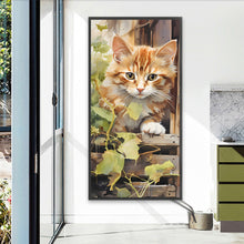 Load image into Gallery viewer, Diamond Painting - Full Round - Pastoral animal kitten (40*80CM)