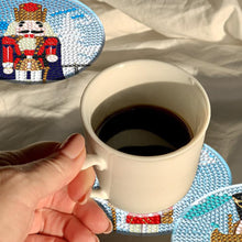 Load image into Gallery viewer, 8PCS Wooden Diamond Painting Art Coaster Kit Dragon Diamond Painting DIY Coaster