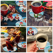 Load image into Gallery viewer, 8PCS Wooden Diamond Painting Art Coaster Kit Dragon Diamond Painting DIY Coaster