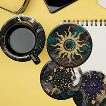 Load image into Gallery viewer, 8PCS Wooden Diamond Painting Art Coaster Kit Dragon Diamond Painting DIY Coaster