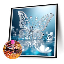 Load image into Gallery viewer, Diamond Painting - Full Round - crystal butterfly in water (30*30CM)