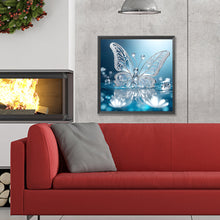 Load image into Gallery viewer, Diamond Painting - Full Round - crystal butterfly in water (30*30CM)