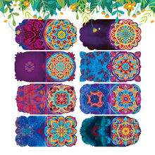 Load image into Gallery viewer, 10PCS Christmas Mandala Special Shape Diamond Painting Card Kit Gift for Xmas