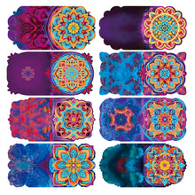 Load image into Gallery viewer, 10PCS Christmas Mandala Special Shape Diamond Painting Card Kit Gift for Xmas