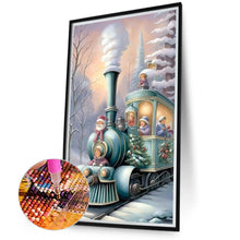 Load image into Gallery viewer, Diamond Painting - Full Round - snow train (40*70CM)