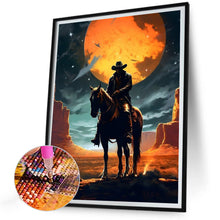 Load image into Gallery viewer, Diamond Painting - Full Round - handsome cowboy (30*40CM)