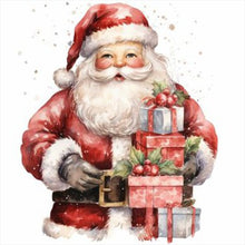 Load image into Gallery viewer, Diamond Painting - Full Round - Santa Claus (30*30CM)