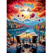 Load image into Gallery viewer, Diamond Painting - Full Square - mountains, rivers and woods (45*60CM)