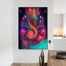 Load image into Gallery viewer, AB Diamond Painting - Full Round - flying dragon (50*70CM)