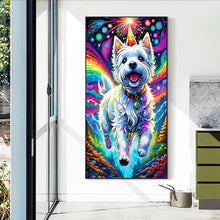 Load image into Gallery viewer, Diamond Painting - Full Round - White fur running under the aurora (40*70CM)