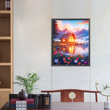 Load image into Gallery viewer, Diamond Painting - Full Round - seaside cabin (40*50CM)