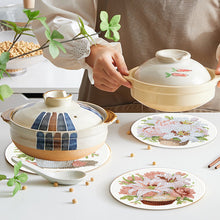 Load image into Gallery viewer, 4PCS Wooden Diamond Painted Placemats for Dining Table Decor (Bouquet #9)