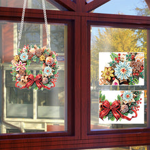Load image into Gallery viewer, Special Shaped+Round Diamond Painting Wreath Ornament for Xmas Wall Decor (#2)