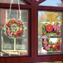 Load image into Gallery viewer, Special Shaped+Round Diamond Painting Wreath Ornament for Xmas Wall Decor (#3)