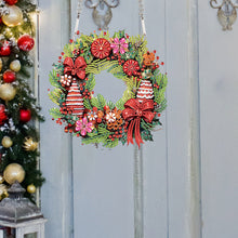 Load image into Gallery viewer, Special Shaped+Round Diamond Painting Wreath Ornament for Xmas Wall Decor (#3)