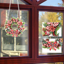 Load image into Gallery viewer, Special Shaped+Round Diamond Painting Wreath Ornament for Xmas Wall Decor (#4)