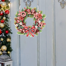 Load image into Gallery viewer, Special Shaped+Round Diamond Painting Wreath Ornament for Xmas Wall Decor (#4)