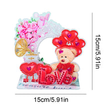 Load image into Gallery viewer, Diamond Painting Ornament Kits for Home Office Desktop Decor (Love Bear)