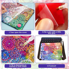 Load image into Gallery viewer, Special Shaped Diamond Painting Tote Bag for Adults Home Organizer(Kaleidoscope)