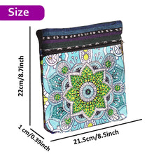 Load image into Gallery viewer, Special Shaped Diamond Painting Tote Bag for Adults Home Organizer (Mandala #4)