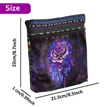 Load image into Gallery viewer, Special Shaped Diamond Painting Tote Bag for Adults Home Organizer (Mystic Rose)