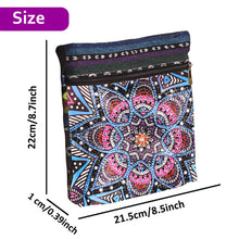 Load image into Gallery viewer, Special Shaped Diamond Painting Tote Bag for Adults Home Organizer (Mandala #6)