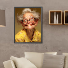 Load image into Gallery viewer, Diamond Painting - Full Round - Cute grandma (30*40CM)