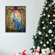 Load image into Gallery viewer, Diamond Painting - Full Round - Peacock by the lake (30*40CM)