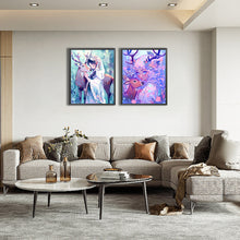 Load image into Gallery viewer, 2pcs Diamond Painting Set - Deer and girl (40*50cm)