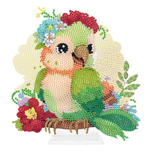 Load image into Gallery viewer, 2Pcs Special Shape+Round Diamond Painting Tabletop Ornaments Kit for Office Decor