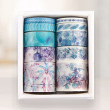 Load image into Gallery viewer, 10 Rolls Adhesive Tape Washi Tape Set Color Tape for DIY Craft(Lancel Colour 01)